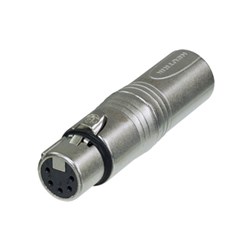 DMX ADAPTOR: 3-PIN MALE/ 5-PIN FEMALE