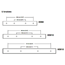 U Bracket For Xds10 C/W Polep XDS10UB Australian Monitor