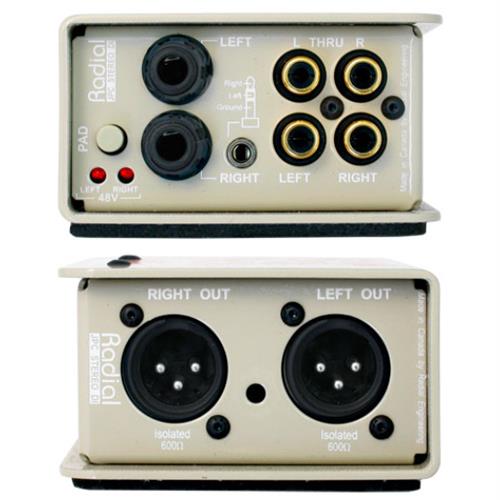 Radial JPC - Active stereo PC direct box for sound cards & consumer electronics 