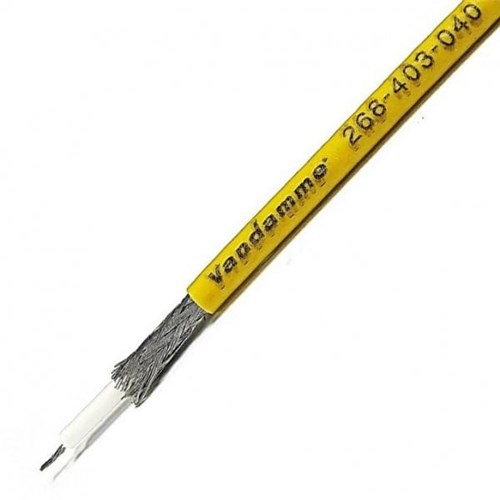 Plasma grade mini coax yellow 100m