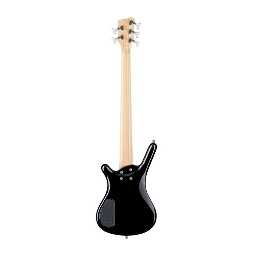 RockBass Corvette $$ 5-String Solid Black High Polish