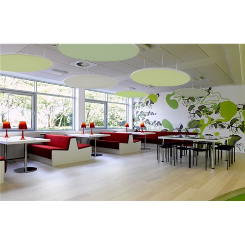 Paintable Halo 36 cloud with hardware 914x914x38mm 2 panels P250 1100 09