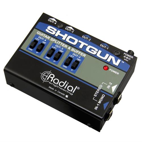 Radial SHOTGUN - Stereo 4 Channel Amp Driver