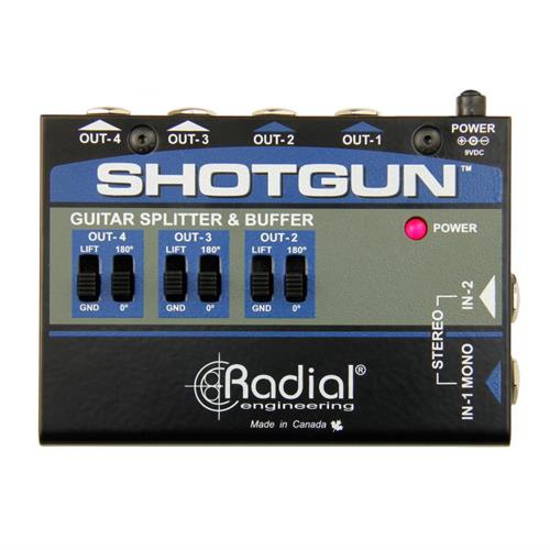 Radial SHOTGUN - Stereo 4 Channel Amp Driver