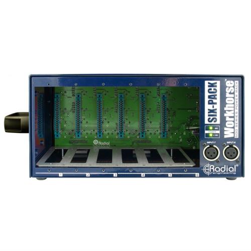 Radial SIXPACK - 6 slot power-rack, desktop format,1600mA power supply