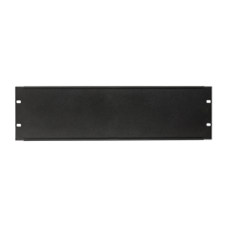 Blank Panel 3Ru Black SRBP3 Australian Monitor