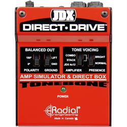 Radial JDX DIRECT-DRIVE - Guitar amp simulator with 3 amp settings and balanced DI out