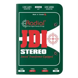 Radial JDI-STEREO - Passive 2-channel direct box with Jensen transformer                         