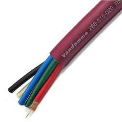 Red Series Plasma Grade 5 way coax multicore 100m