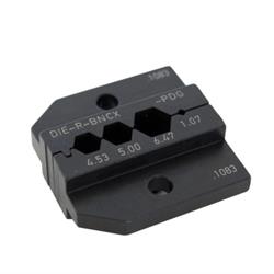 Die for HX-R-BNC 6.47mm (A) 5.0mm (B), 4.53mm (C) NU-DIE-R-BNCX-PDG