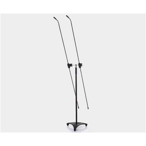 FGM170DU Dual long goose-neck mic, tall stand includes 3 capsules, condenser 3-pin XLR