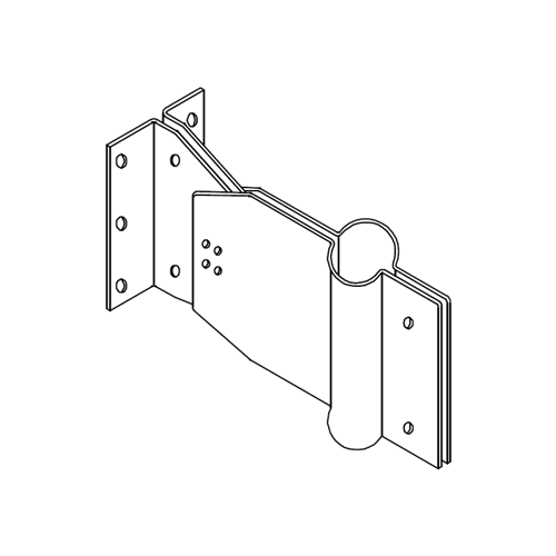 VL8BPB VL8 Pole Mount Adaptor Black