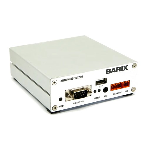 BAR20139136 Annuncicom 200 RAVA. Crestron enabled touch screens